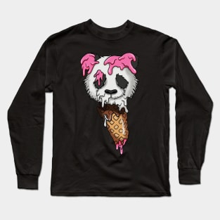 Panda Ice cream Long Sleeve T-Shirt